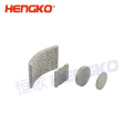 Hengko 0.2-120 Microns Filtro de disco sinterizado poroso SUS 316L SS SECREO DE ACERO INOXIMO FILTRACIÓN LÍQUÉTICA Ronda o personalizada